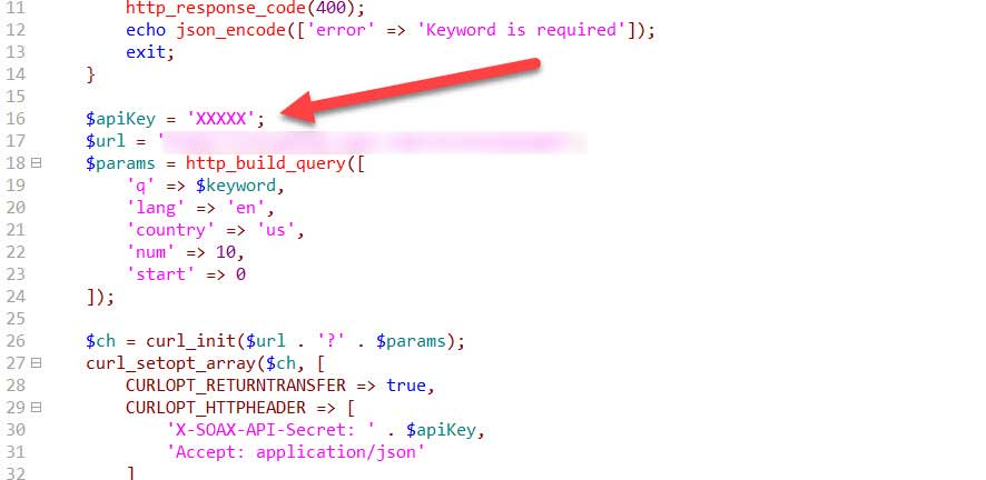 SOAX API Key